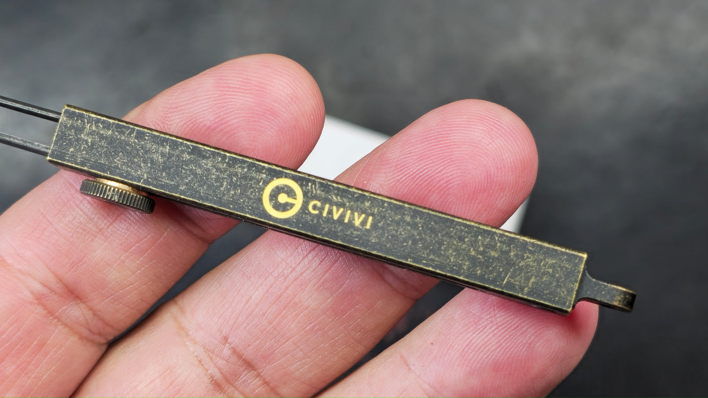Civivi Tac-N-Tweeze Tweezers Brass Handle (NEW)