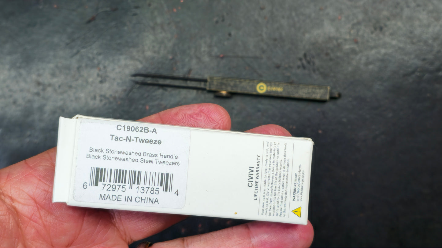 Civivi Tac-N-Tweeze Tweezers Brass Handle (NEW)