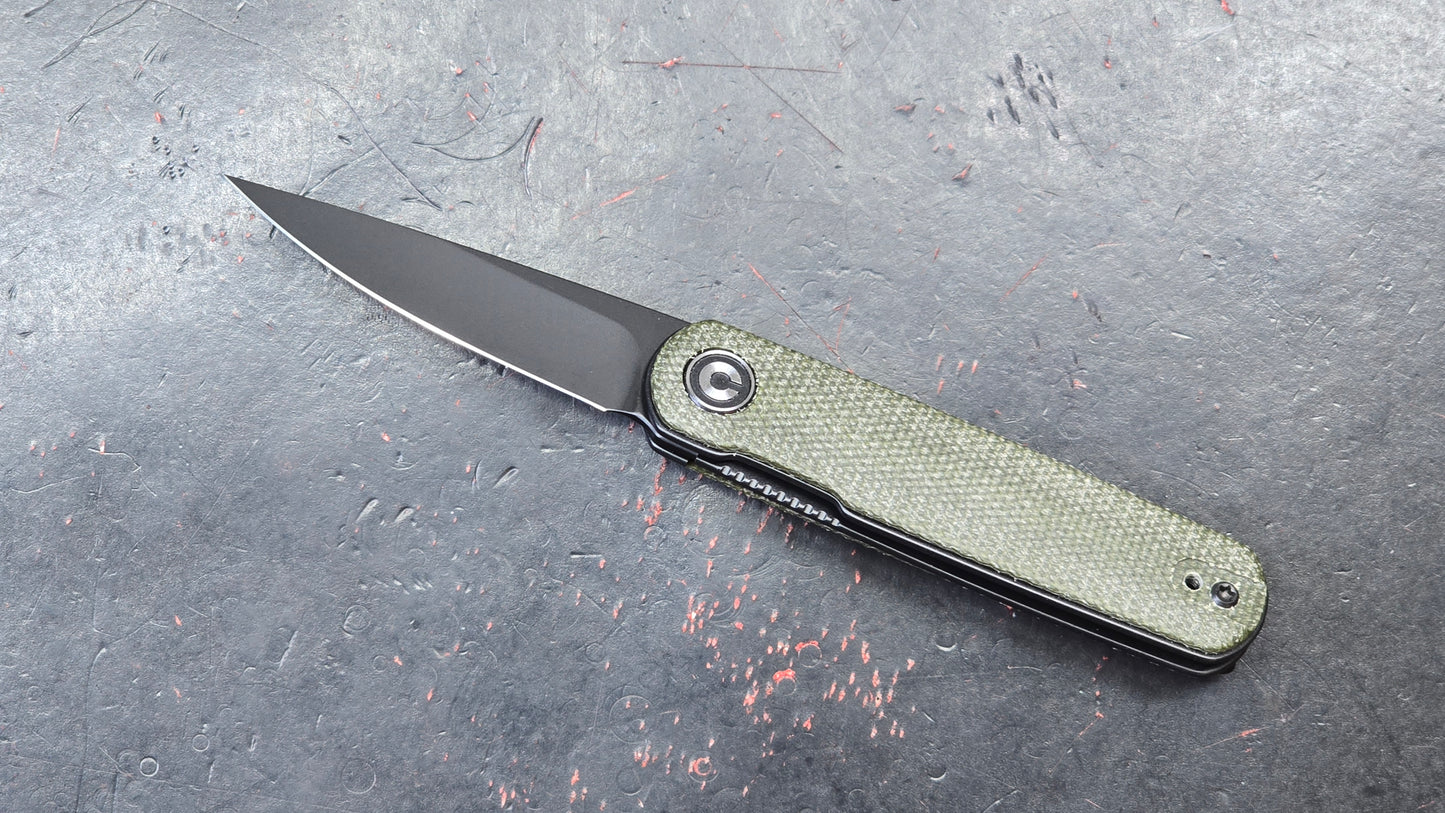 Civivi Lumi Brown Burlap Micarta Handle 14C28N (NEW)