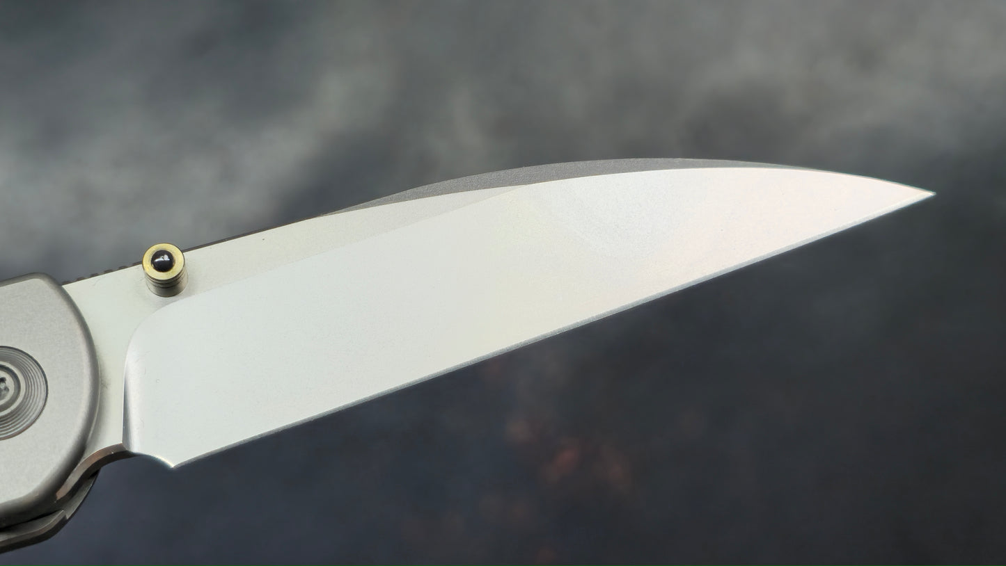 WEKnife Schism Titanium Gold Holes S35VN (NEW)