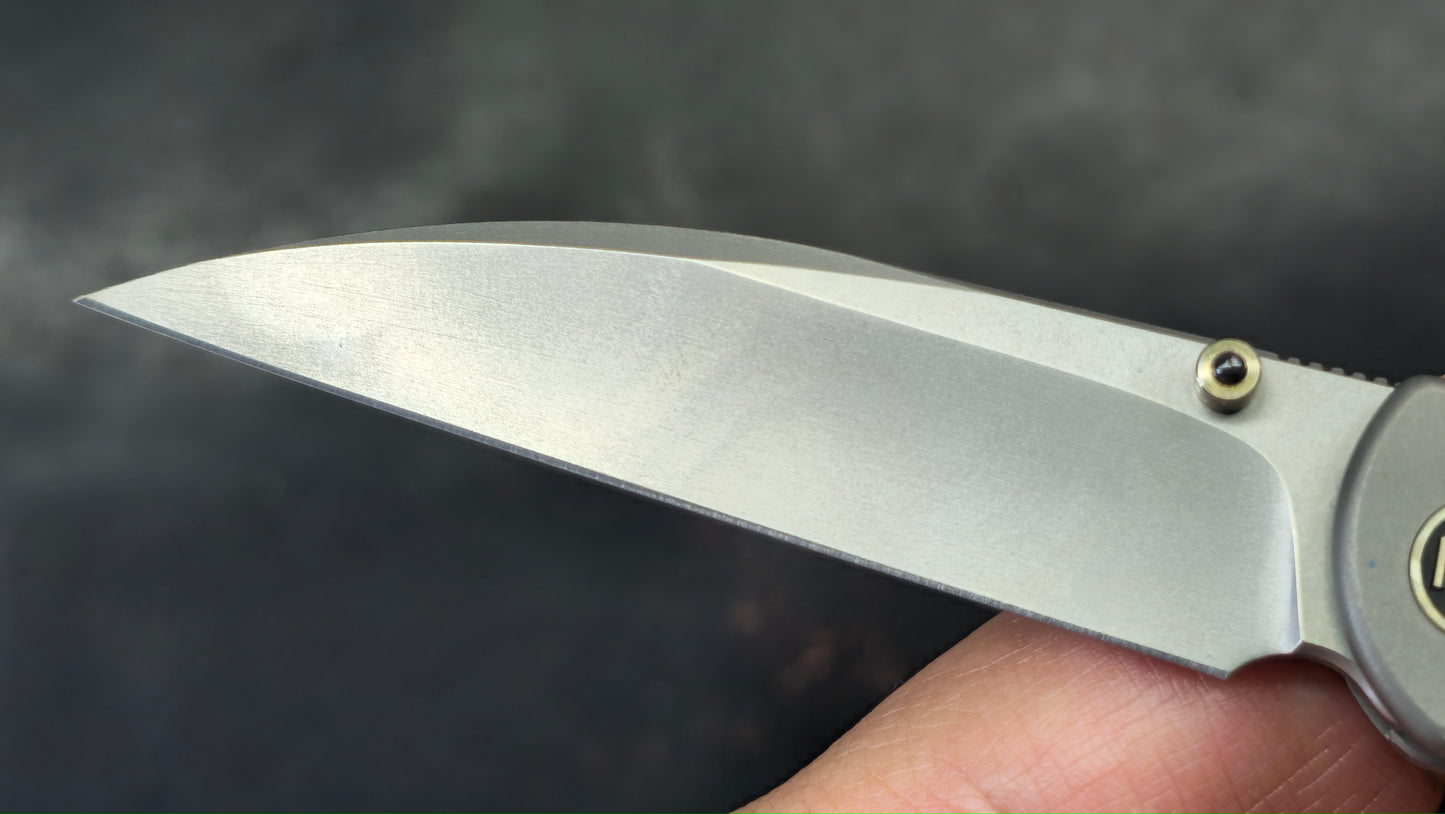 WEKnife Schism Titanium Gold Holes S35VN (NEW)