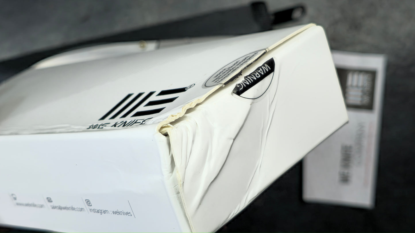 WEKnife Schism Titanium Gold Holes S35VN (NEW)