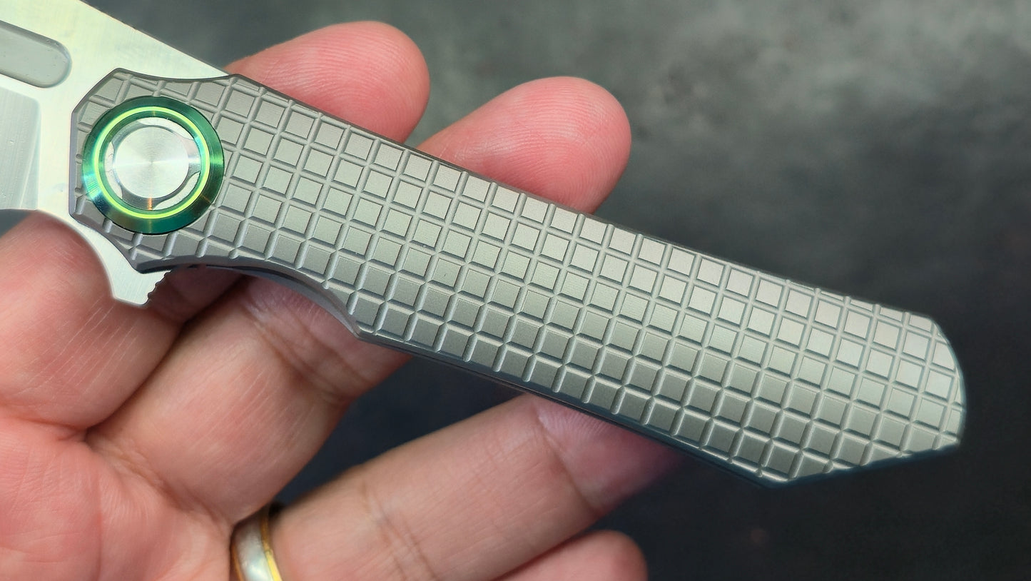 TwoSun TS195 Frag Titanium Handle M390 Blade (NEW)