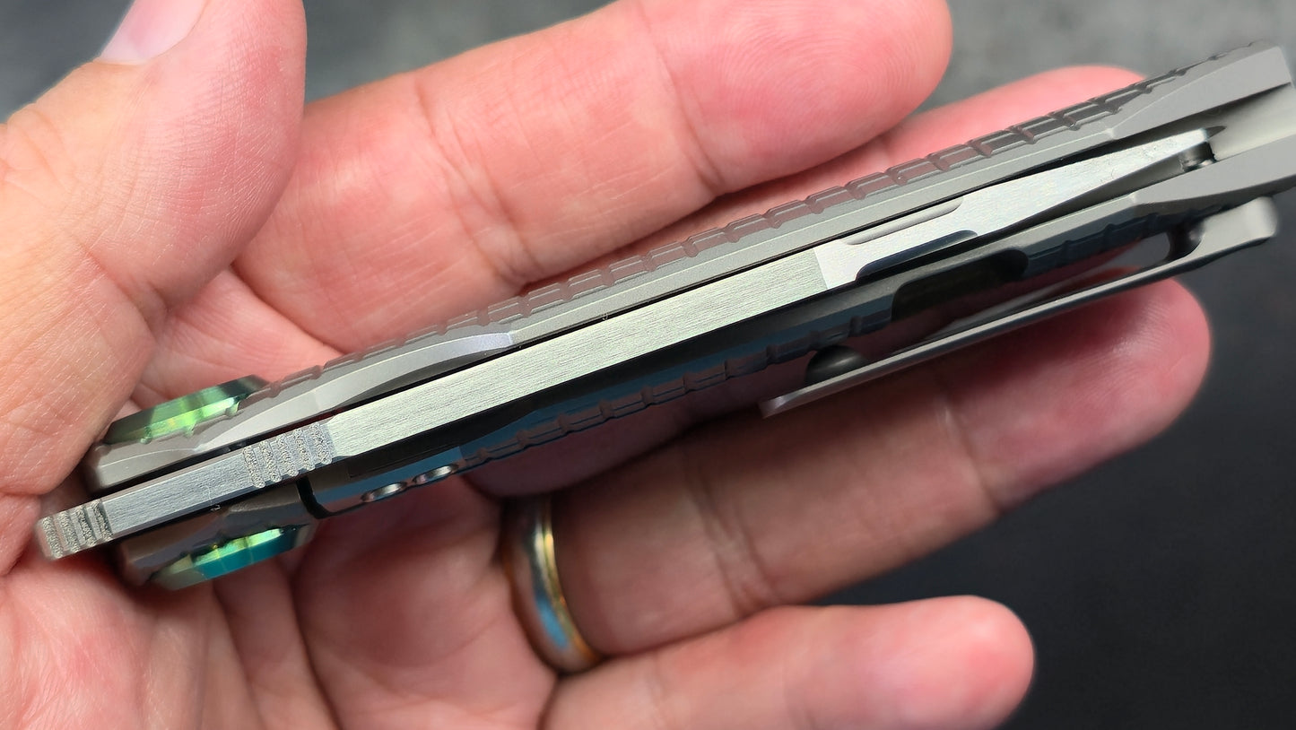 TwoSun TS195 Frag Titanium Handle M390 Blade (NEW)