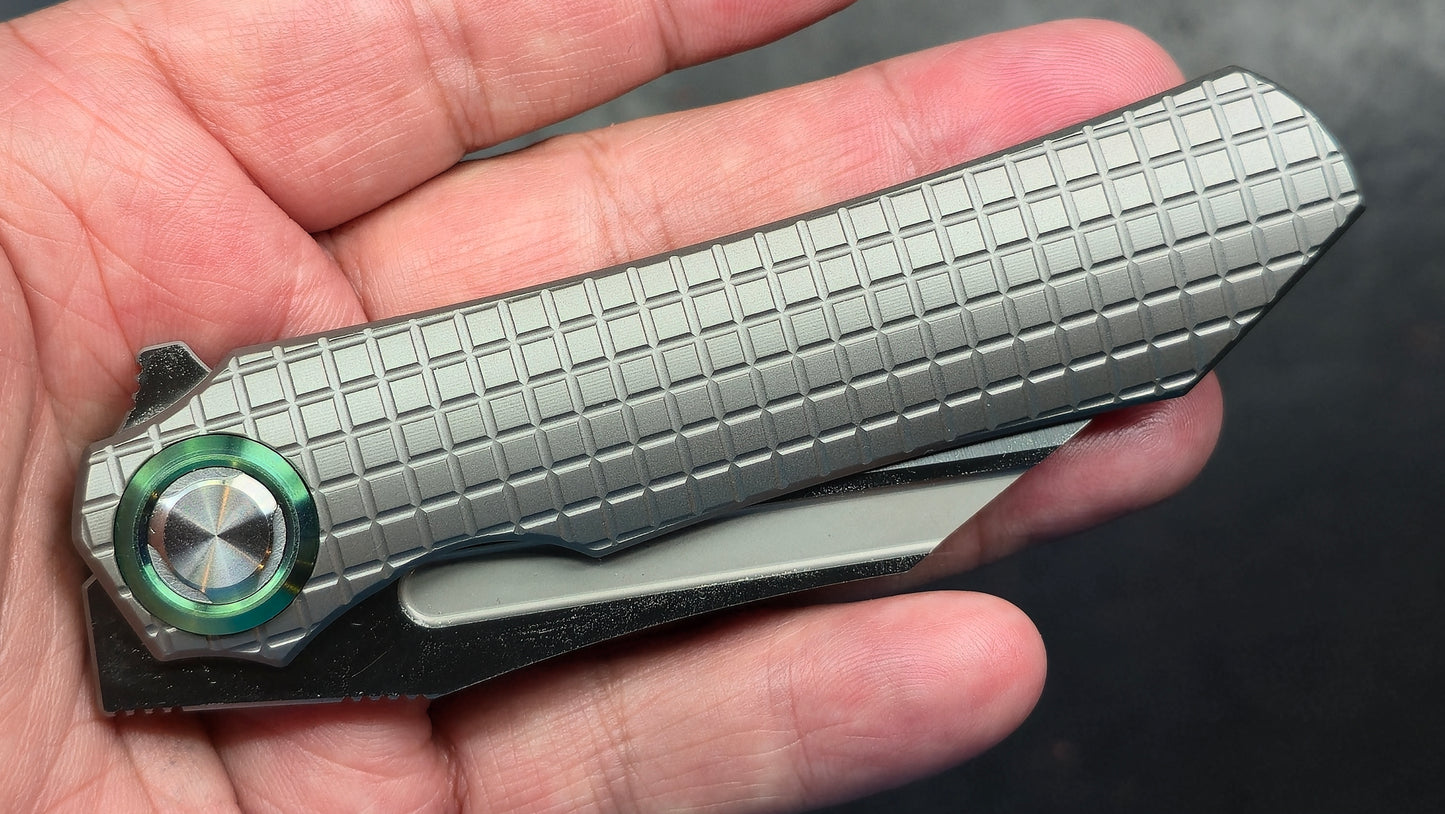 TwoSun TS195 Frag Titanium Handle M390 Blade (NEW)