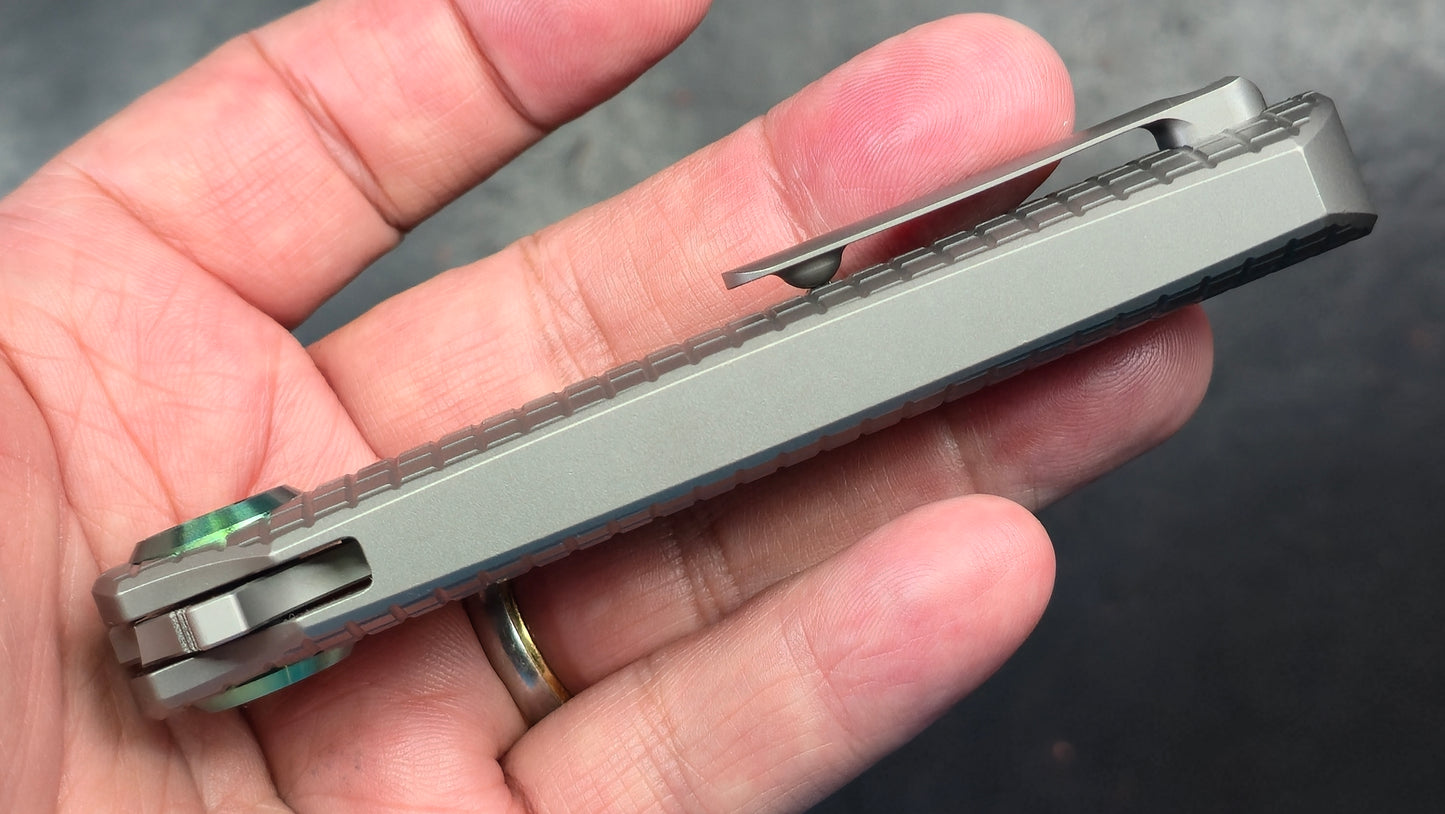 TwoSun TS195 Frag Titanium Handle M390 Blade (NEW)