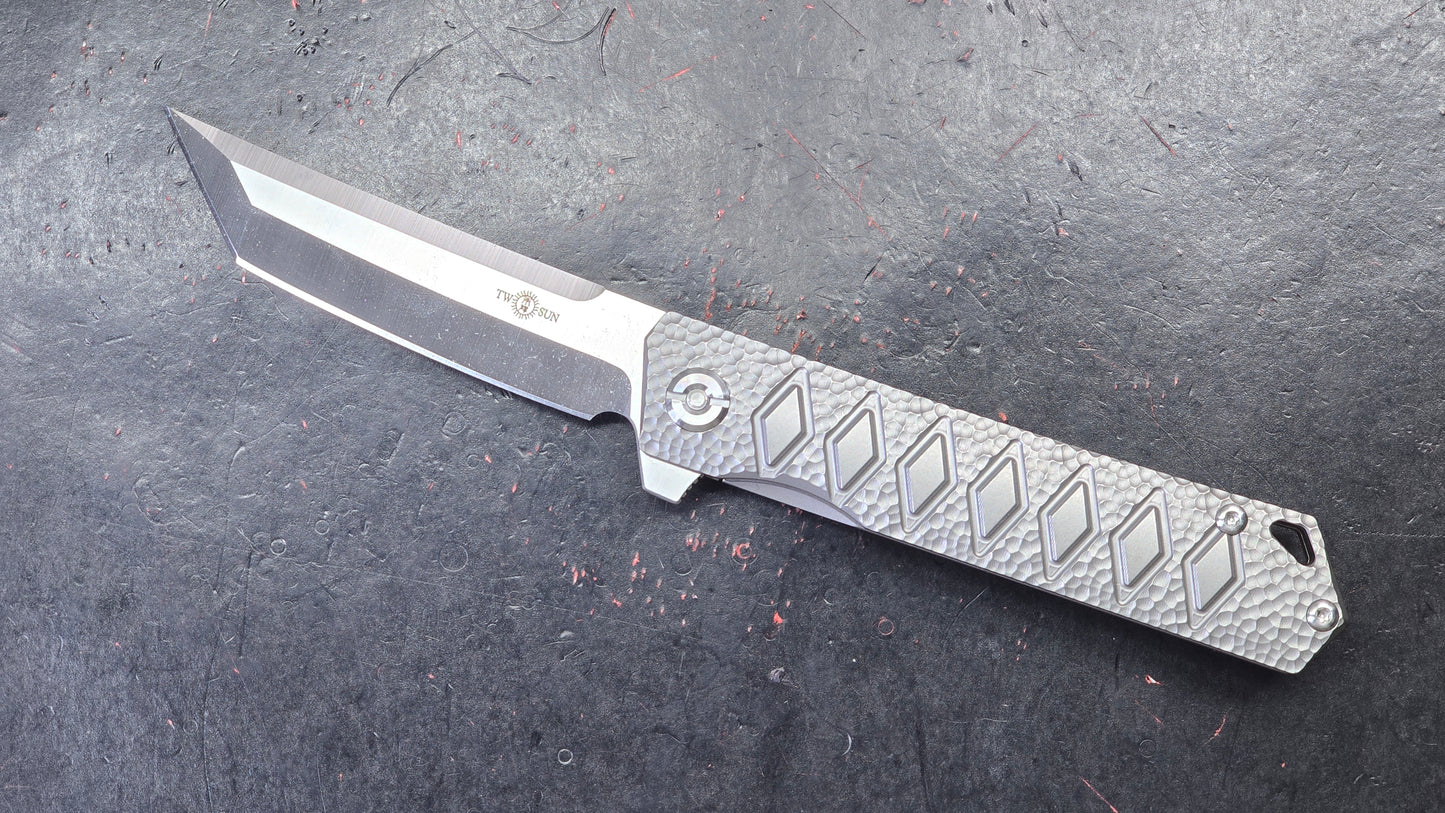 TwoSun TS20 Diamond Titanium Handle YJ01-V1 Blade (NEW)