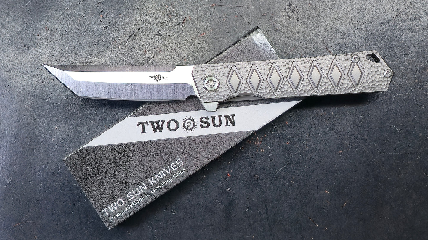 TwoSun TS20 Diamond Titanium Handle YJ01-V1 Blade (NEW)