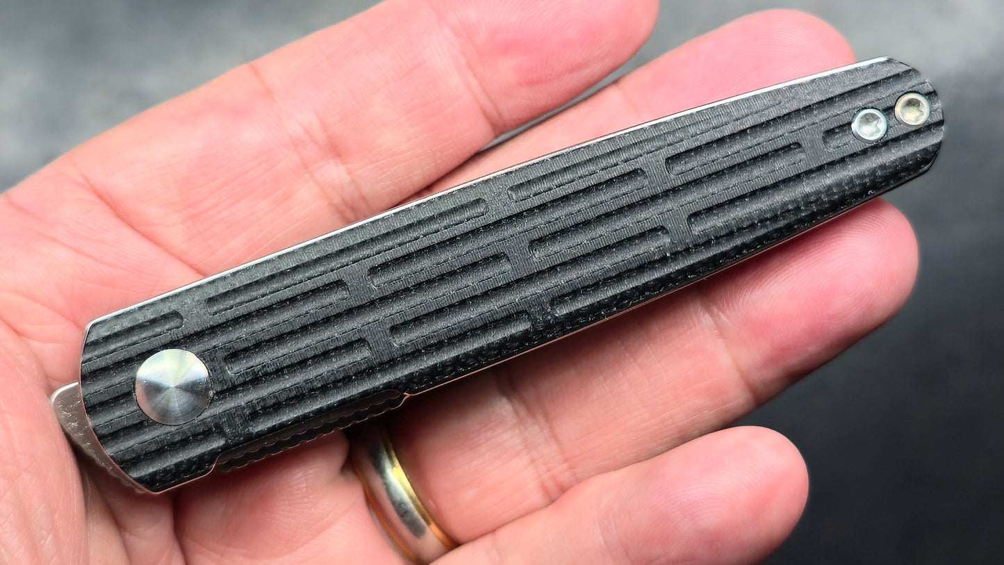 Kizer Bamboo Black Micarta Handle Nitro-V (NEW)
