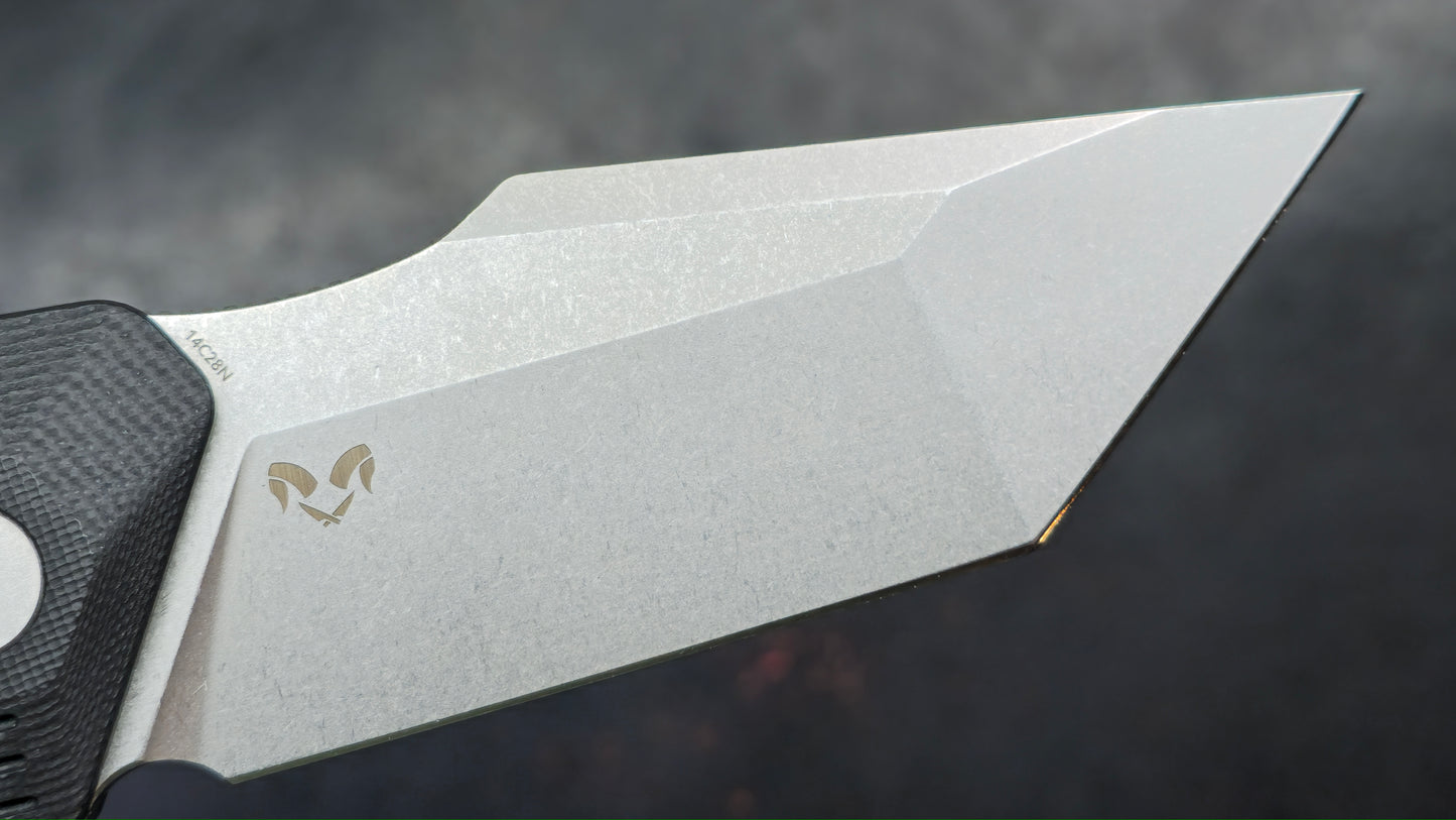 Kubey Yokai Folding Knife Black G10 Handle 14C28N (NEW)