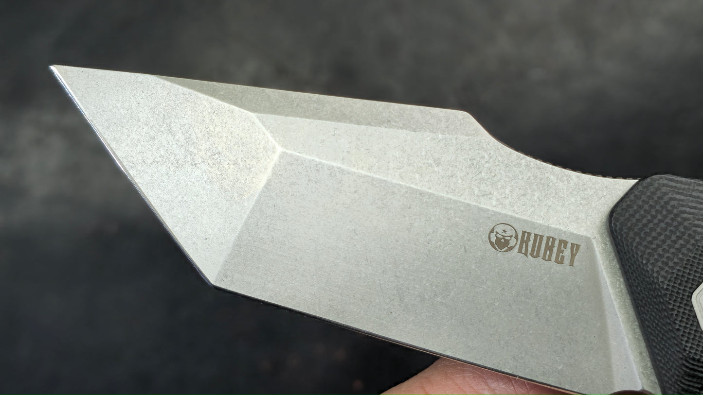 Kubey Yokai Folding Knife Black G10 Handle 14C28N (NEW)