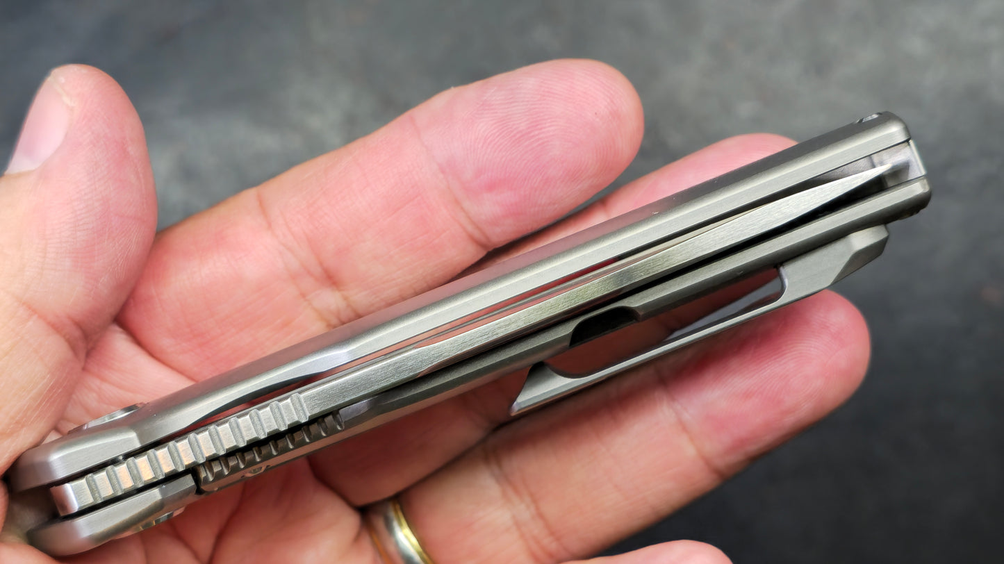 TIGEND Space Time SK1847 Titanium S35VN (NEW)