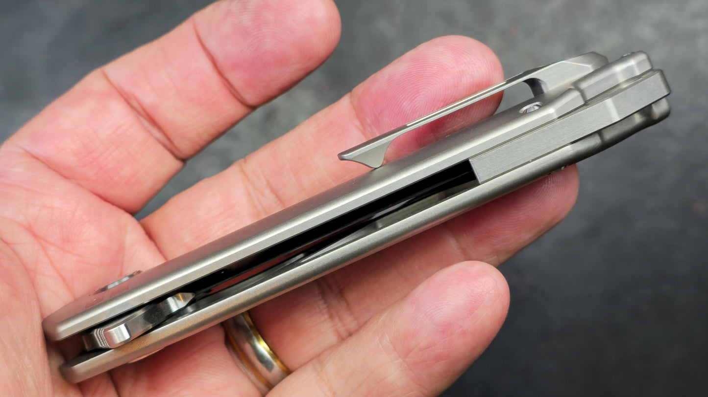 TIGEND Space Time SK1847 Titanium S35VN (NEW)
