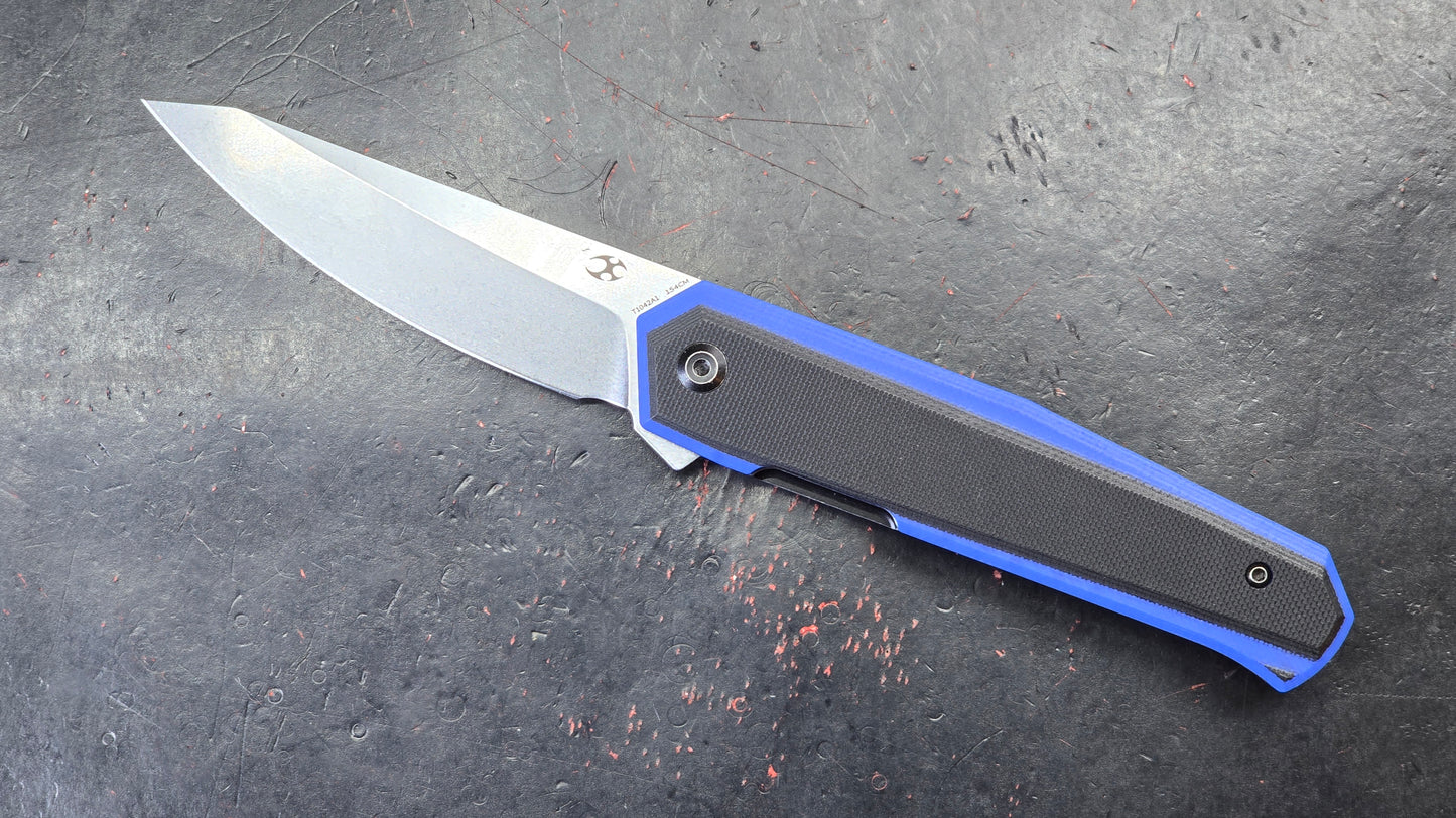 Kansept Integra Folding Knife Blue/Black G10 Handle 154CM (NEW)