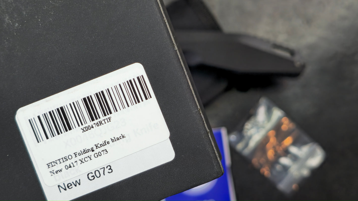 FINTISO Odyssey Black G10 3.22" 14C28N (NEW)