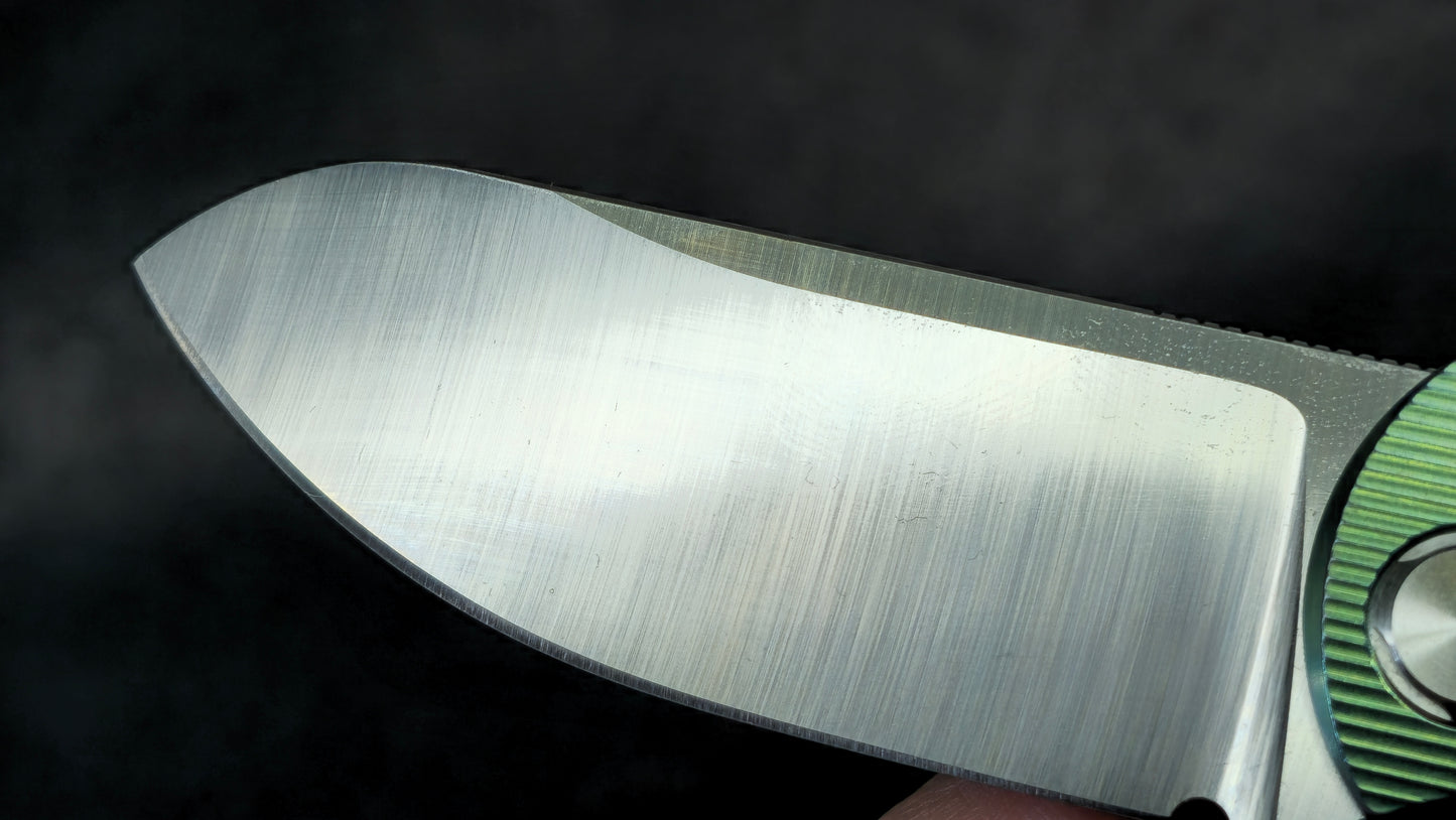 TwoSun TS349 Green Titanium Handle M390 (NEW)
