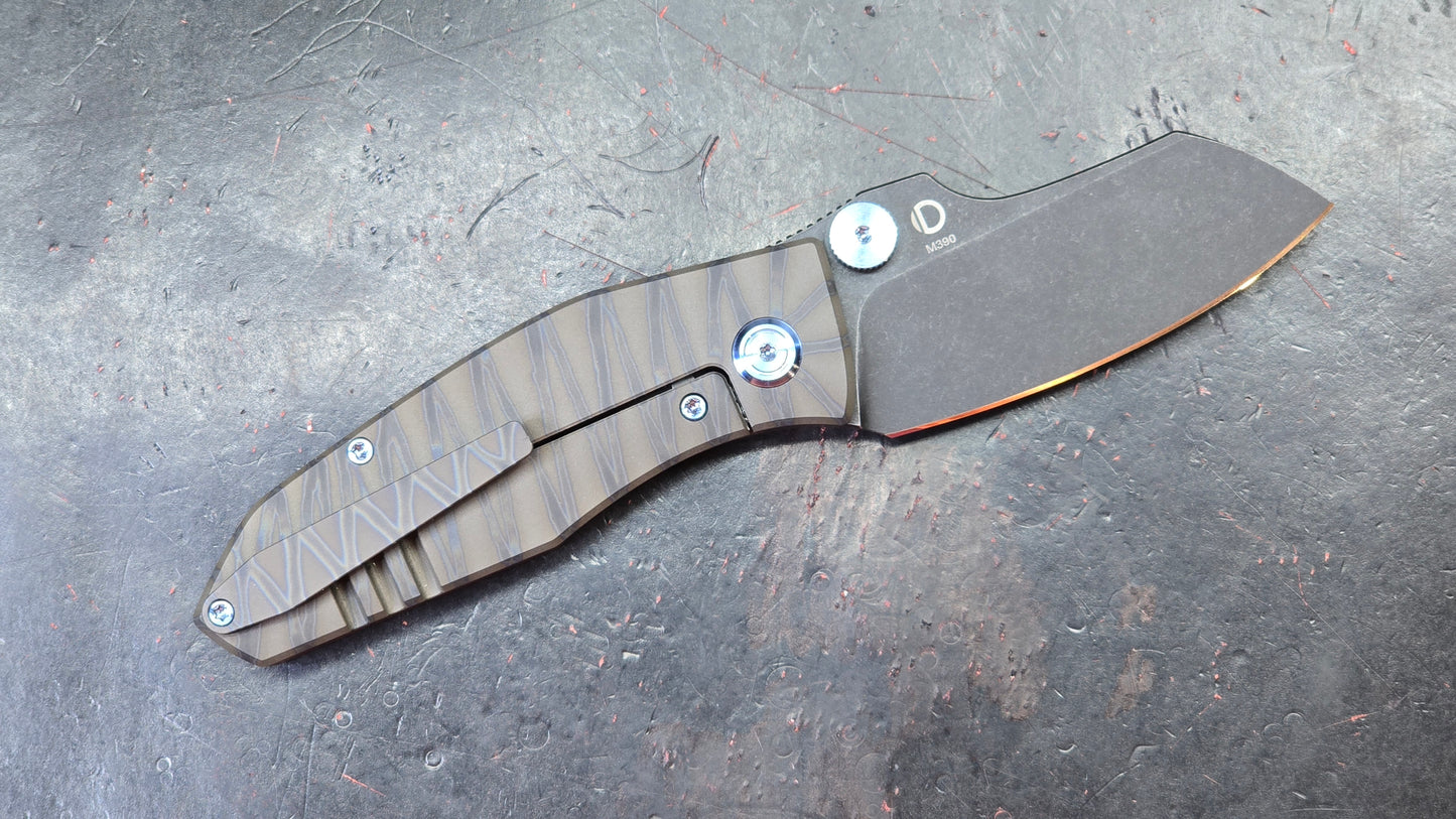 Kubey Monsterdog Titanium (FLAME) M390 (NEW)