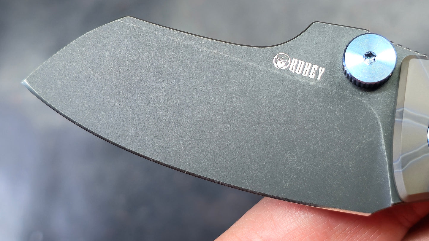Kubey Monsterdog Titanium (FLAME) M390 (NEW)