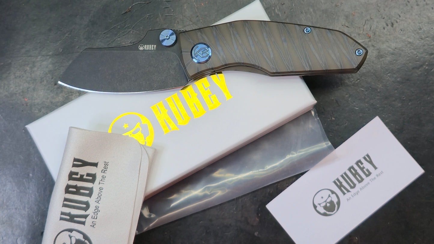Kubey Monsterdog Titanium (FLAME) M390 (NEW)