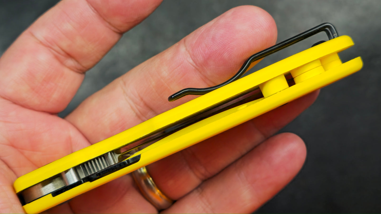 Spyderco Para 3 Salt Yellow FRN Handle Magnacut (NEW)