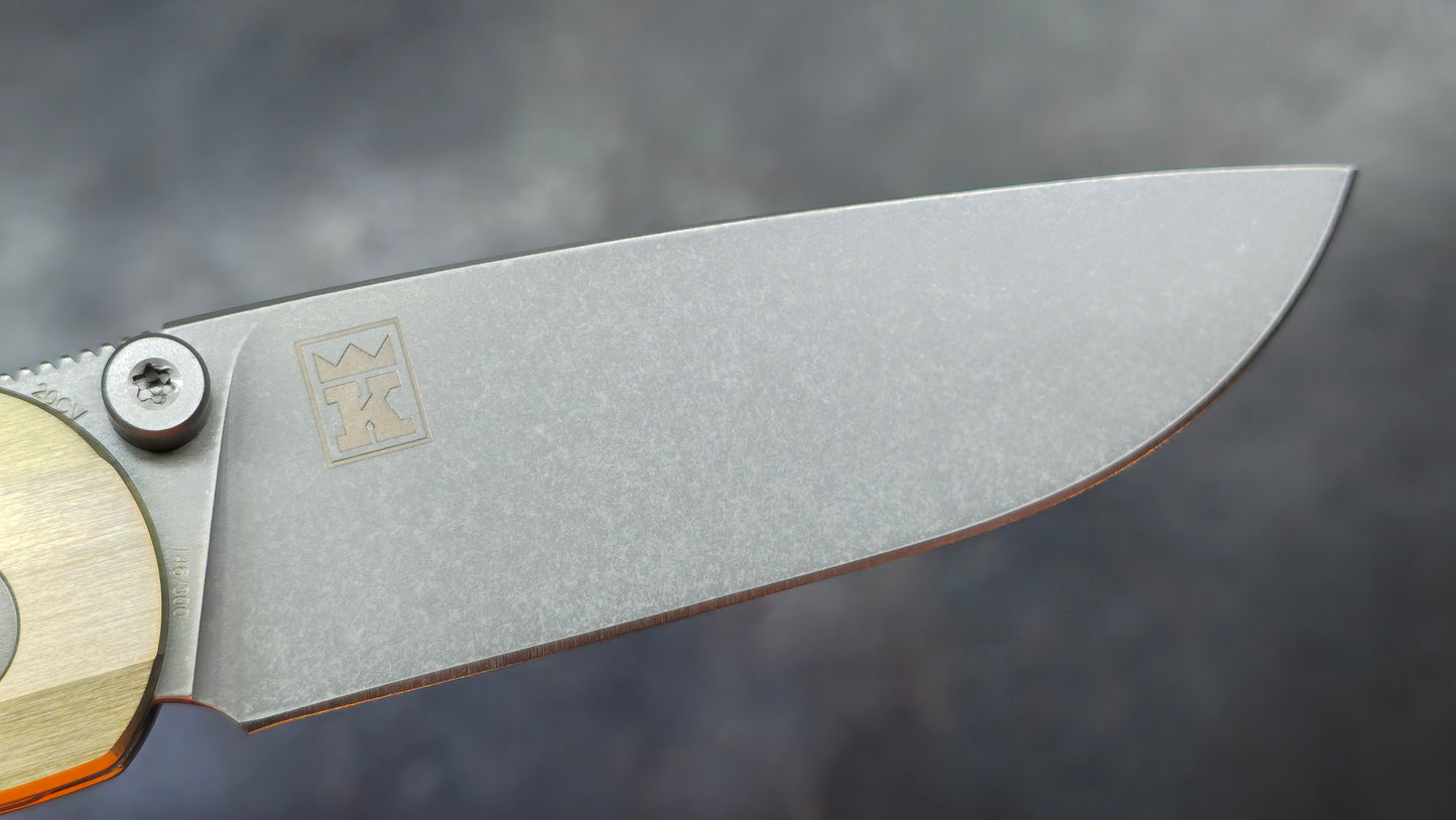 Kingsford (KIZER) Nascence Titanium CPM 20CV (USED)