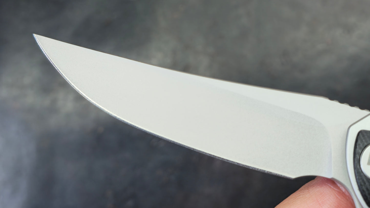 We Knife 704X Black G10 Steel Liners 3.6” D2 (NEW)