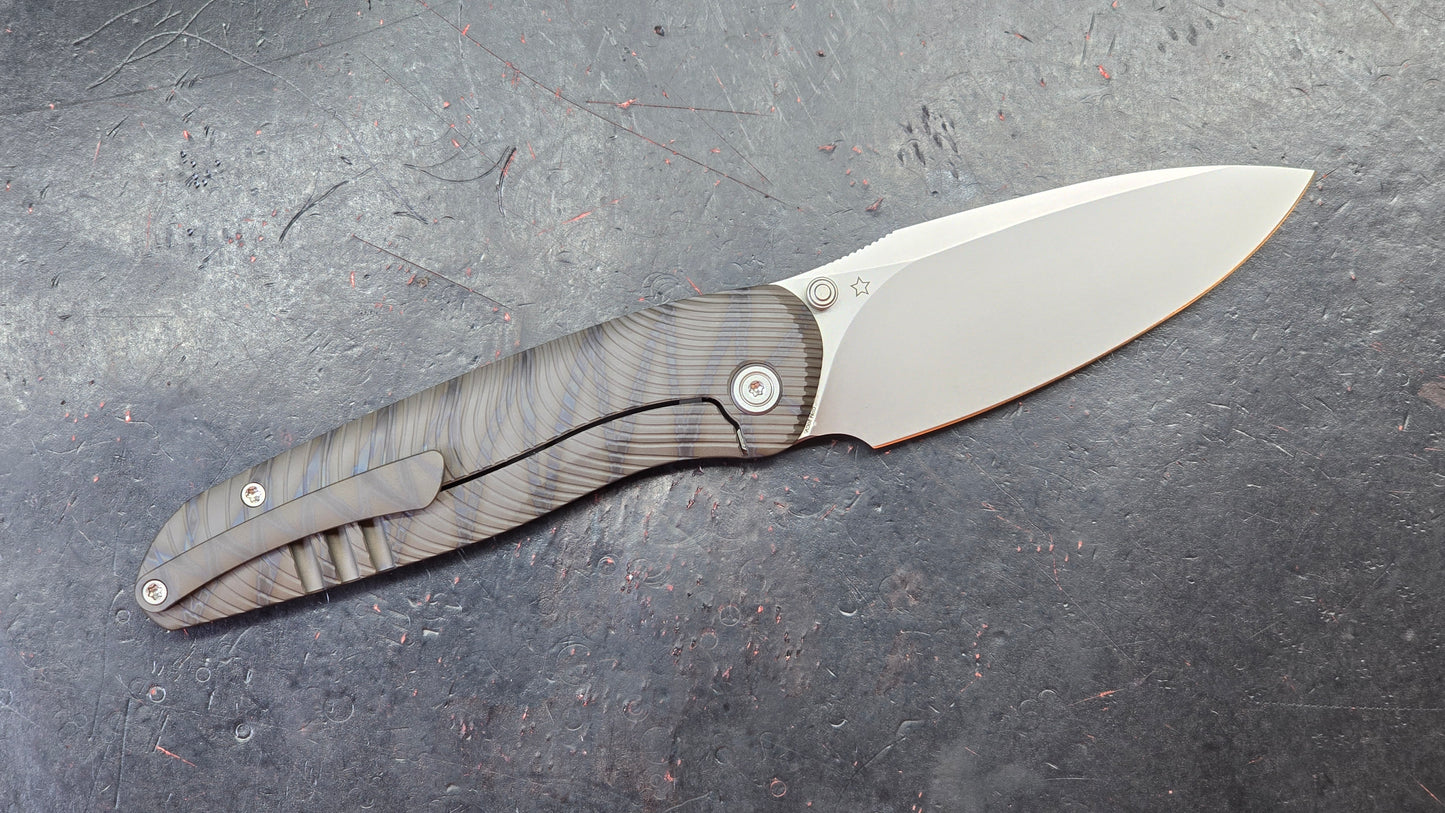 Kubey Pioneer Titanium (FLAME) CPM 20CV (NEW)