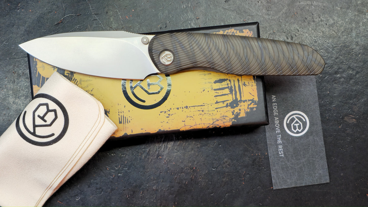 Kubey Pioneer Titanium (FLAME) CPM 20CV (NEW)