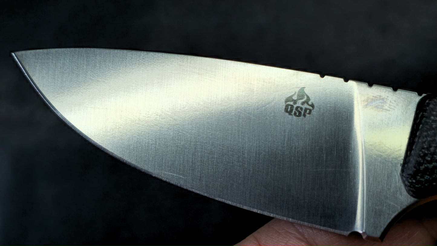 QSP WORKAHOLIC MICARTA / PARA CORD Bohler N690 (NEW)