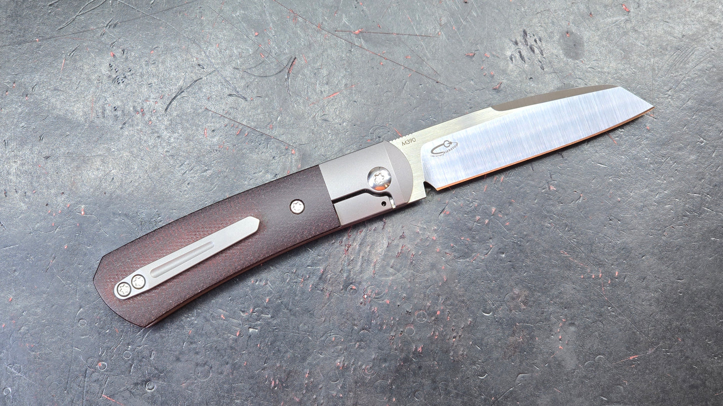 Pena X Series - Apache Kickstop Flipper - Micarta M390 (NEW)