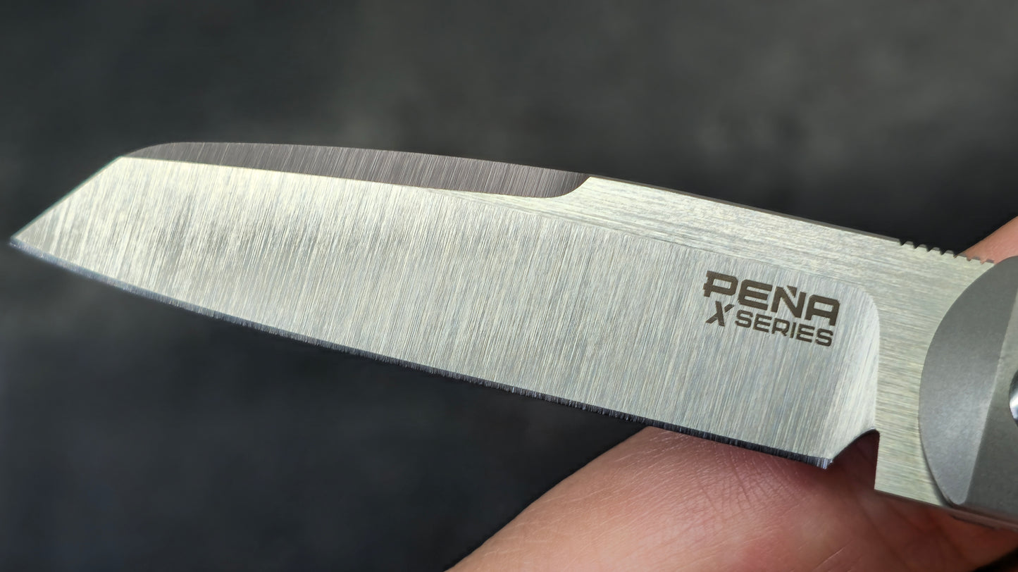 Pena X Series - Apache Kickstop Flipper - Micarta M390 (NEW)