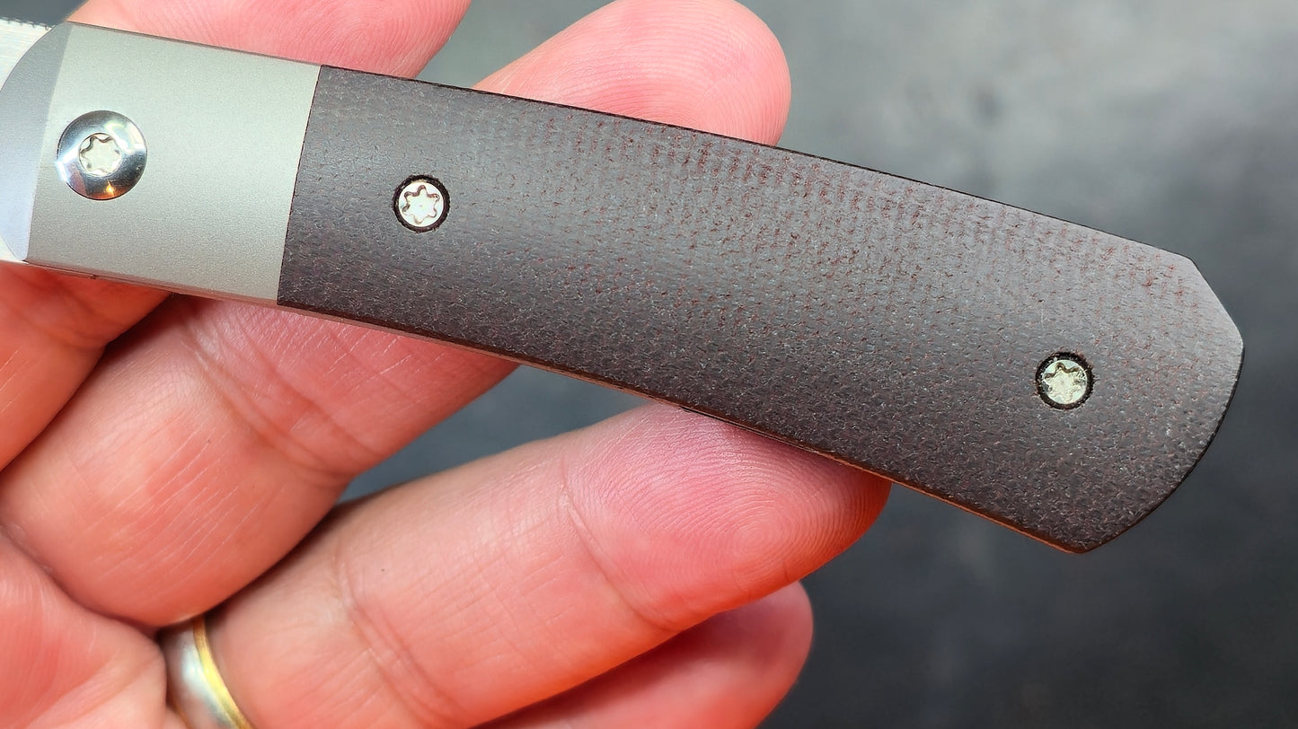Pena X Series - Apache Kickstop Flipper - Micarta M390 (NEW)