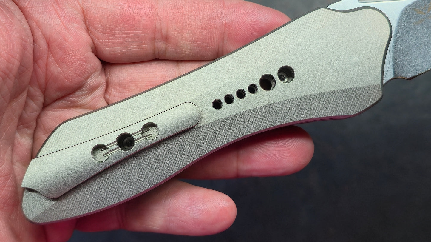 TWOSUN TS567 TC4 Titanium Handle 14C28N Blade (NEW)
