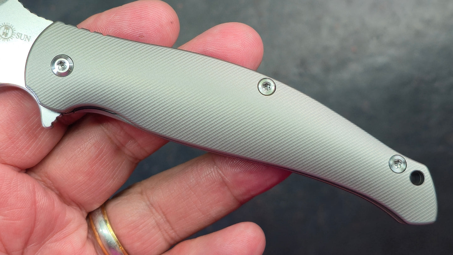 TWOSUN TS248 Titanium Handle M390 Blade (NEW)