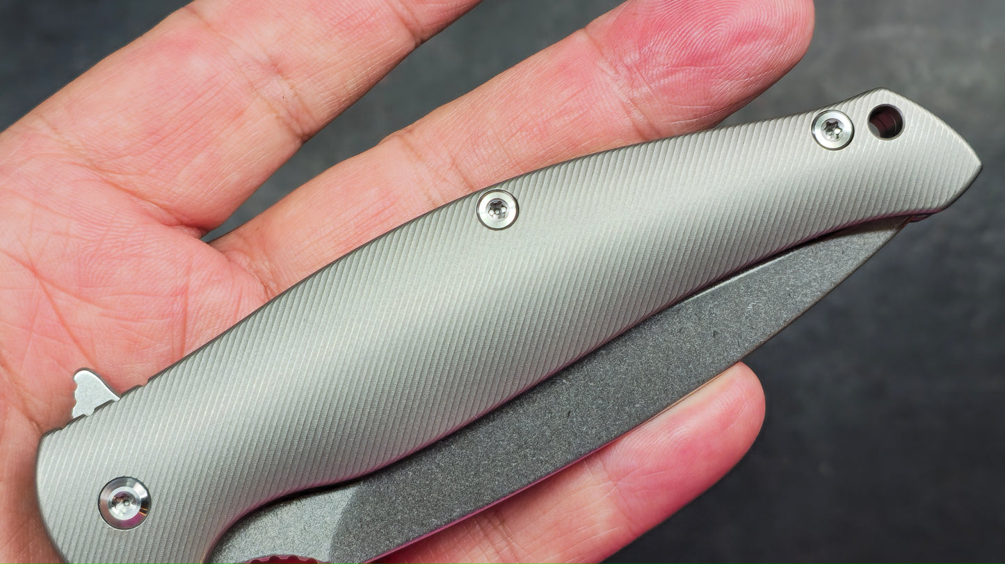 TWOSUN TS248 Titanium Handle M390 Blade (NEW)