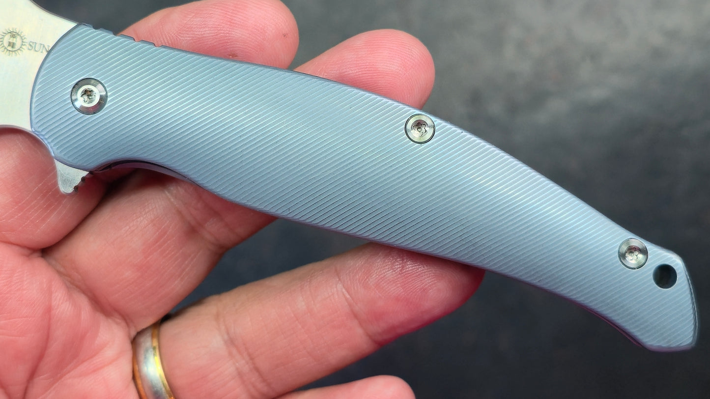 TWOSUN TS248 Titanium Handle 14C28N Blade (NEW)