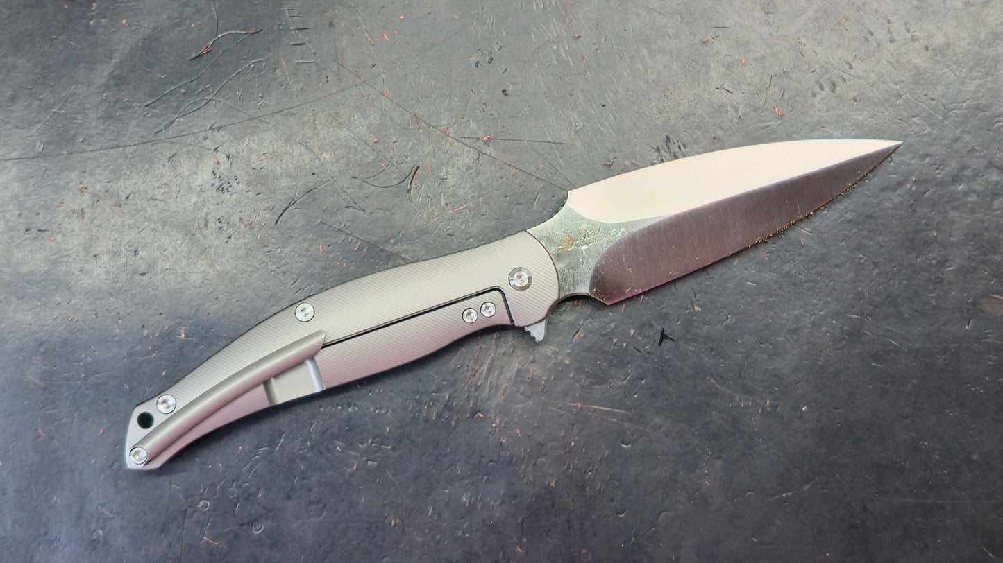 TWOSUN TS248 Titanium Handle D2 Blade (NEW)