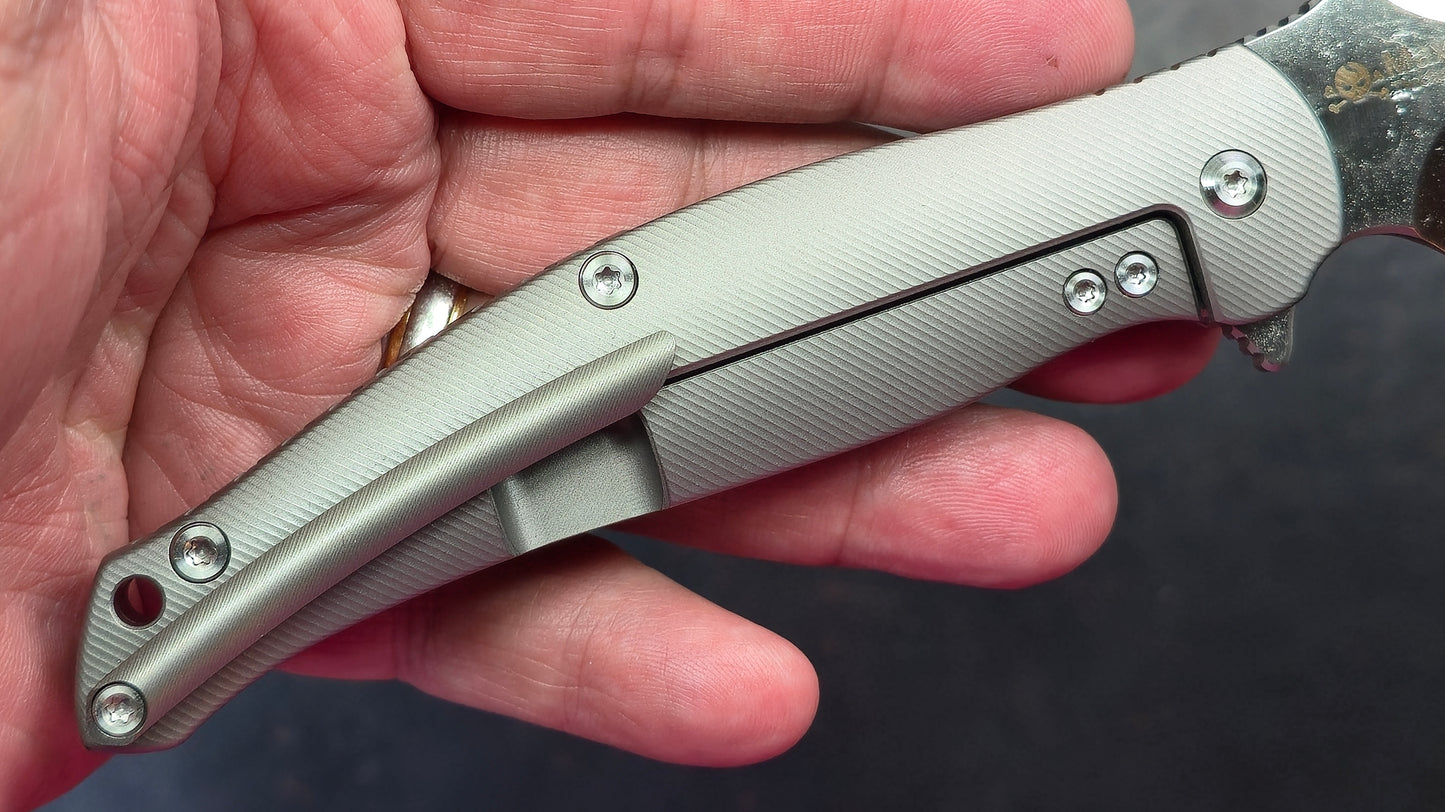 TWOSUN TS248 Titanium Handle D2 Blade (NEW)
