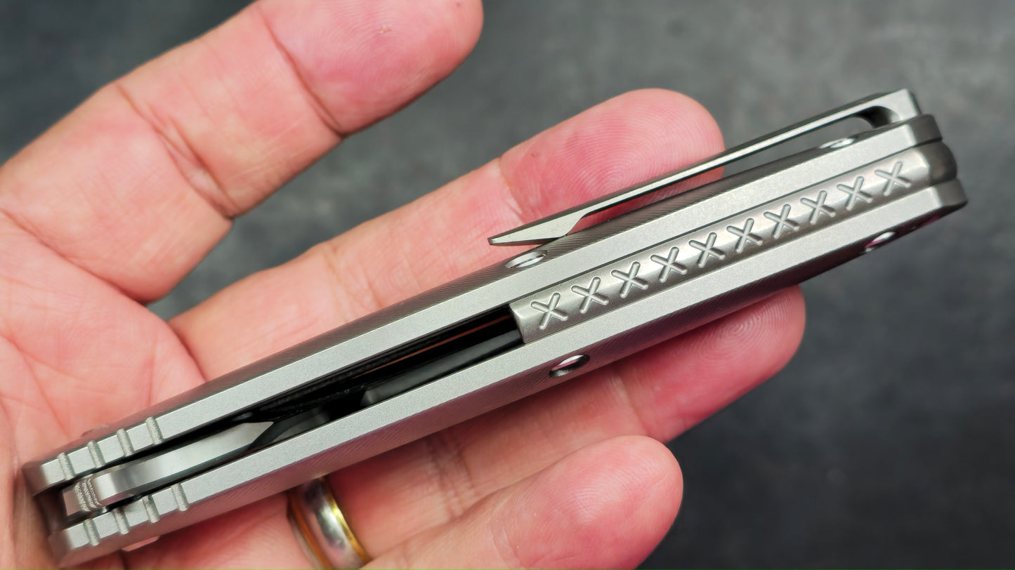 TWOSUN TS248 Titanium Handle D2 Blade (NEW)