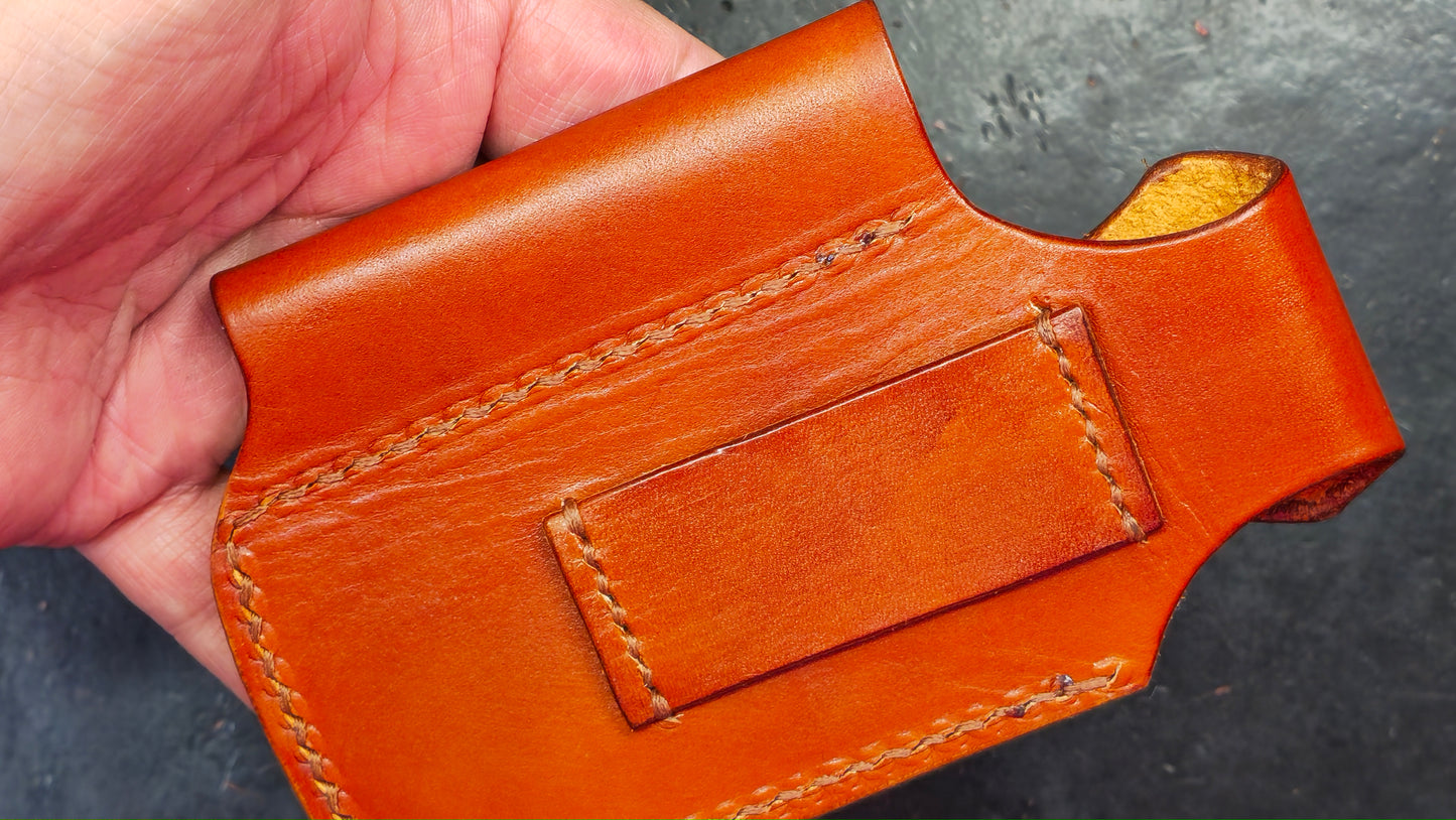 TwoSun Leather Knife Sheath with Pen Holder (NEW)