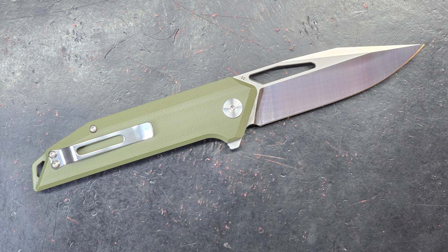 CMB Lurker Folding Knife G10 Handle D2 (NEW)