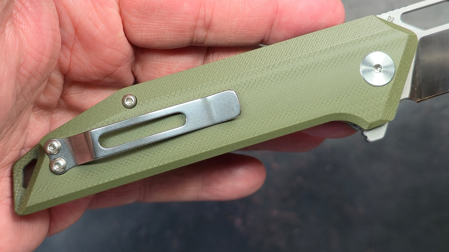 CMB Lurker Folding Knife G10 Handle D2 (NEW)