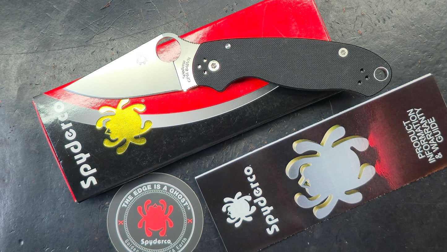 Spyderco Para 3 G10 Handle CPM S45VN (NEW)