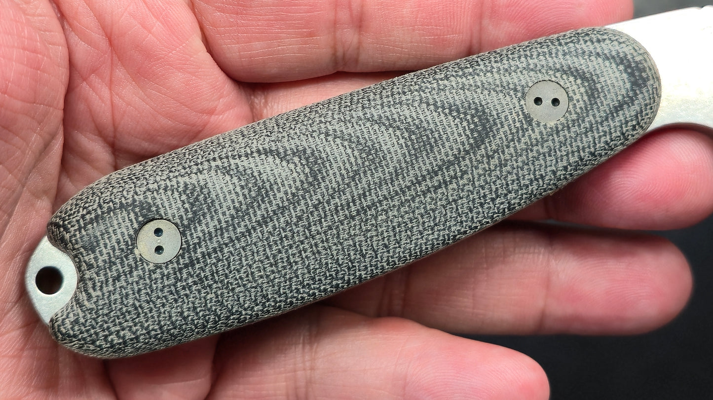 Bradford Knives Guardian 3.5 Black Micarta Sabre Grind Stonewashed Bohler N690 (NEW)
