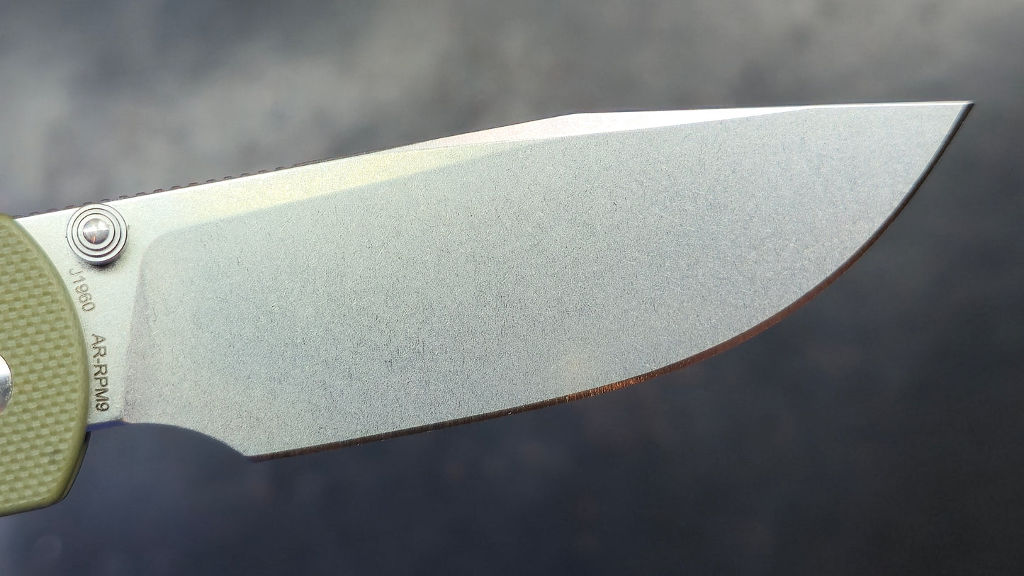 CJRB Bolt Folding Knife Green G10 Handle AR-RPM9 (NEW)