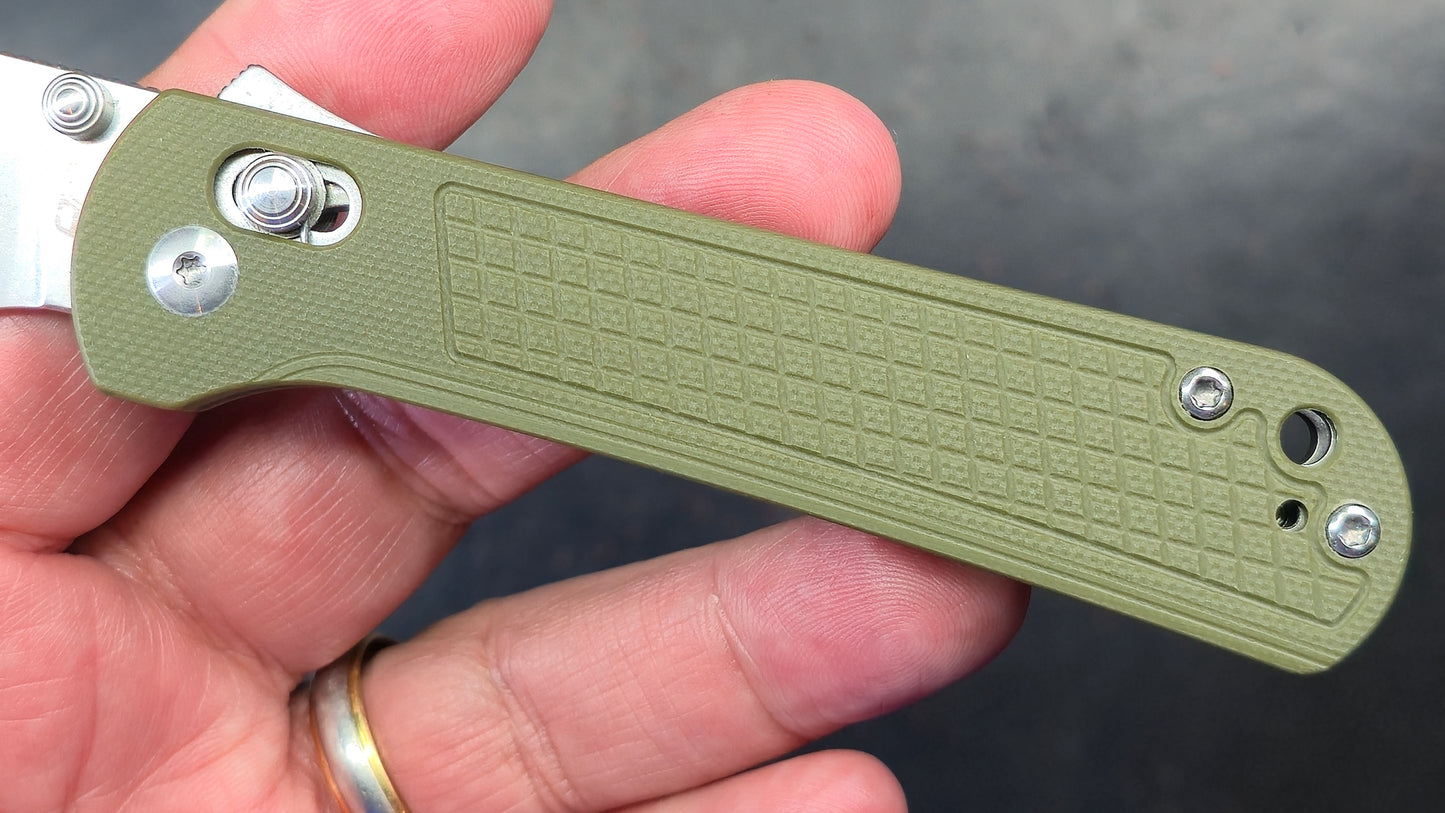CJRB Bolt Folding Knife Green G10 Handle AR-RPM9 (NEW)