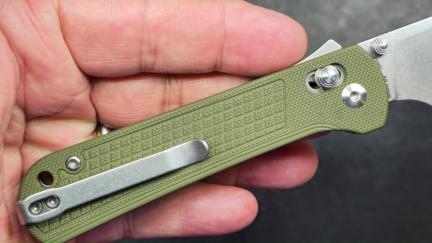 CJRB Bolt Folding Knife Green G10 Handle AR-RPM9 (NEW)