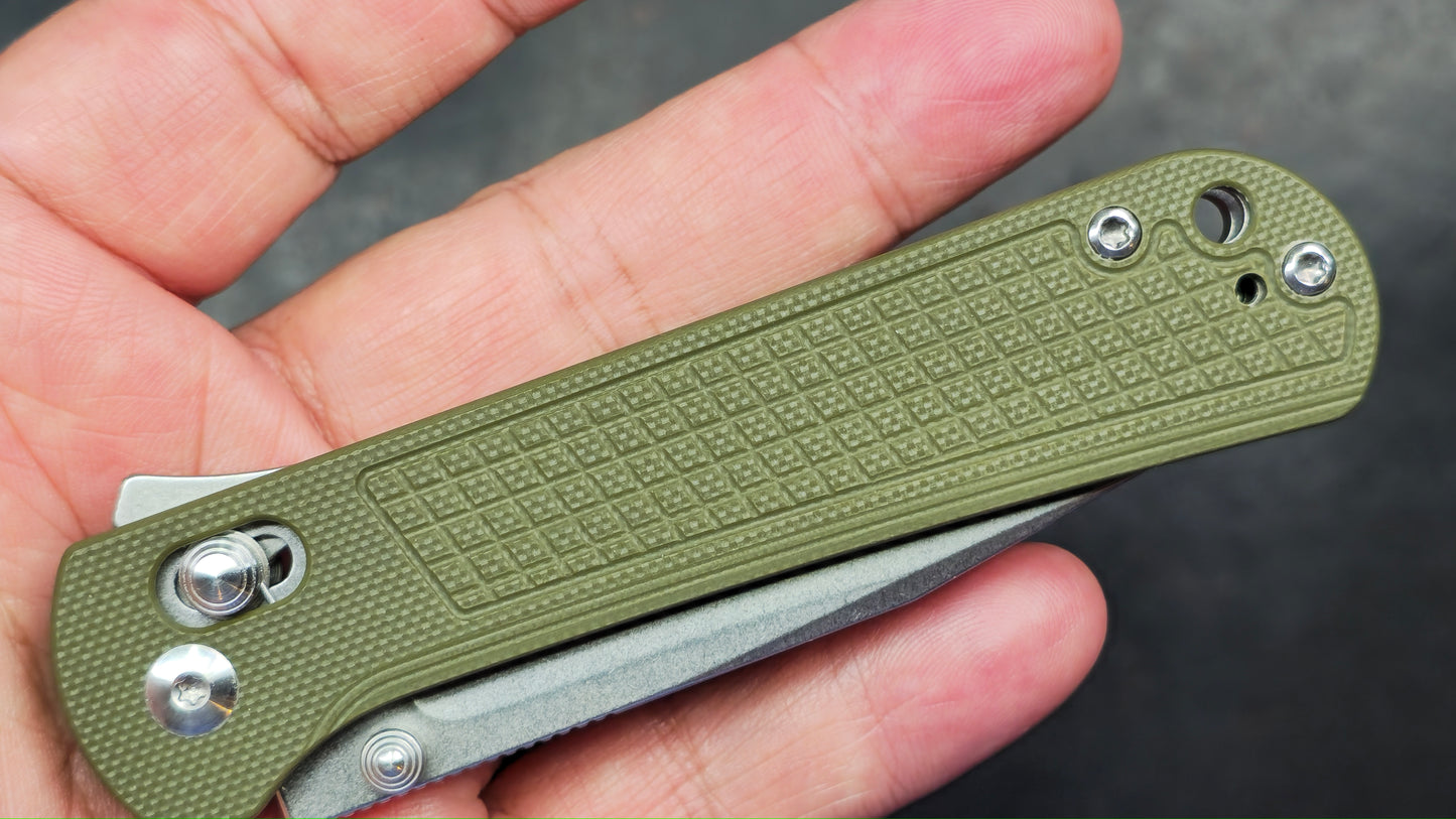 CJRB Bolt Folding Knife Green G10 Handle AR-RPM9 (NEW)