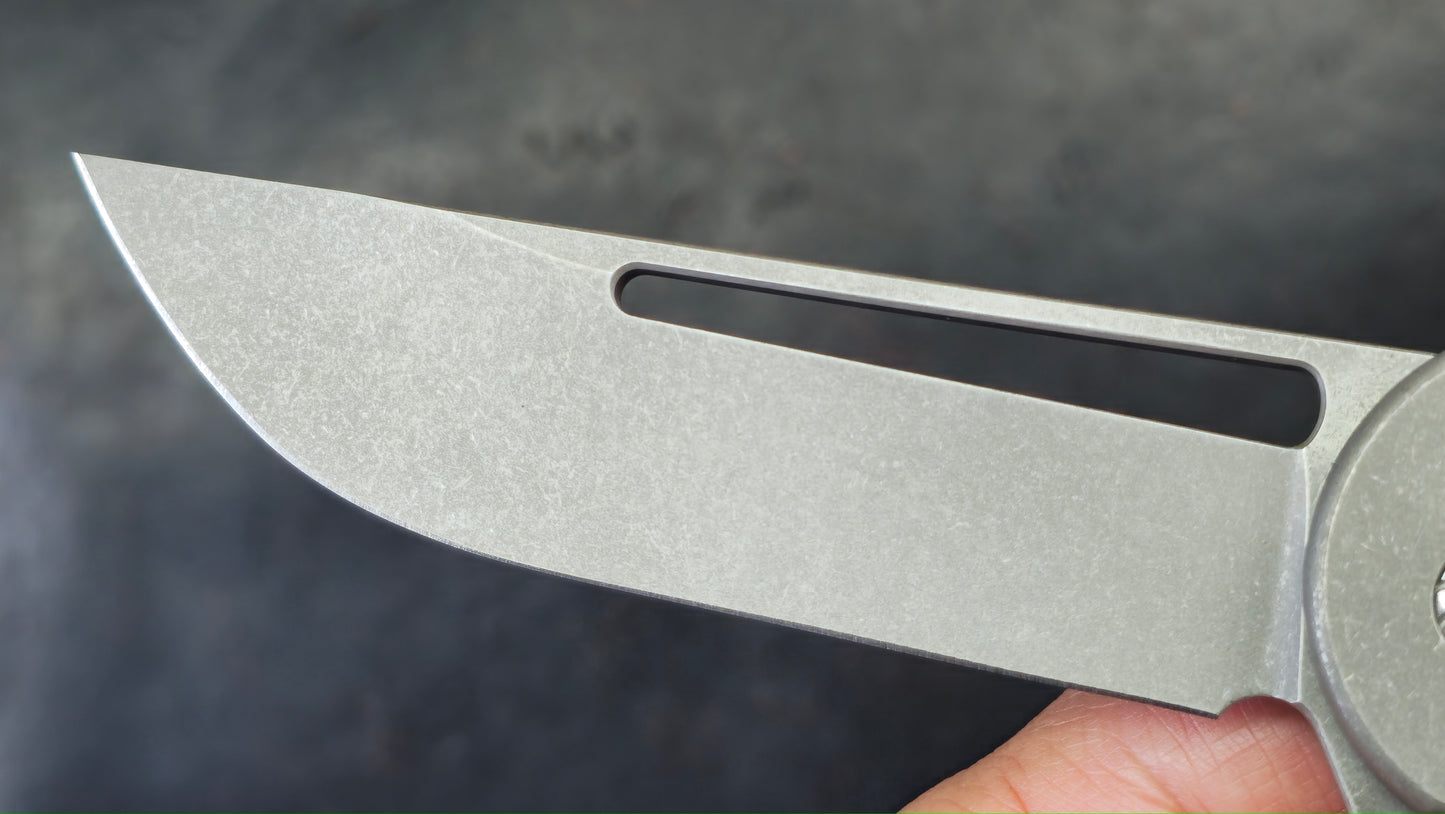 Rattle Snake F-10 Titanium Micarta S35VN (NEW)