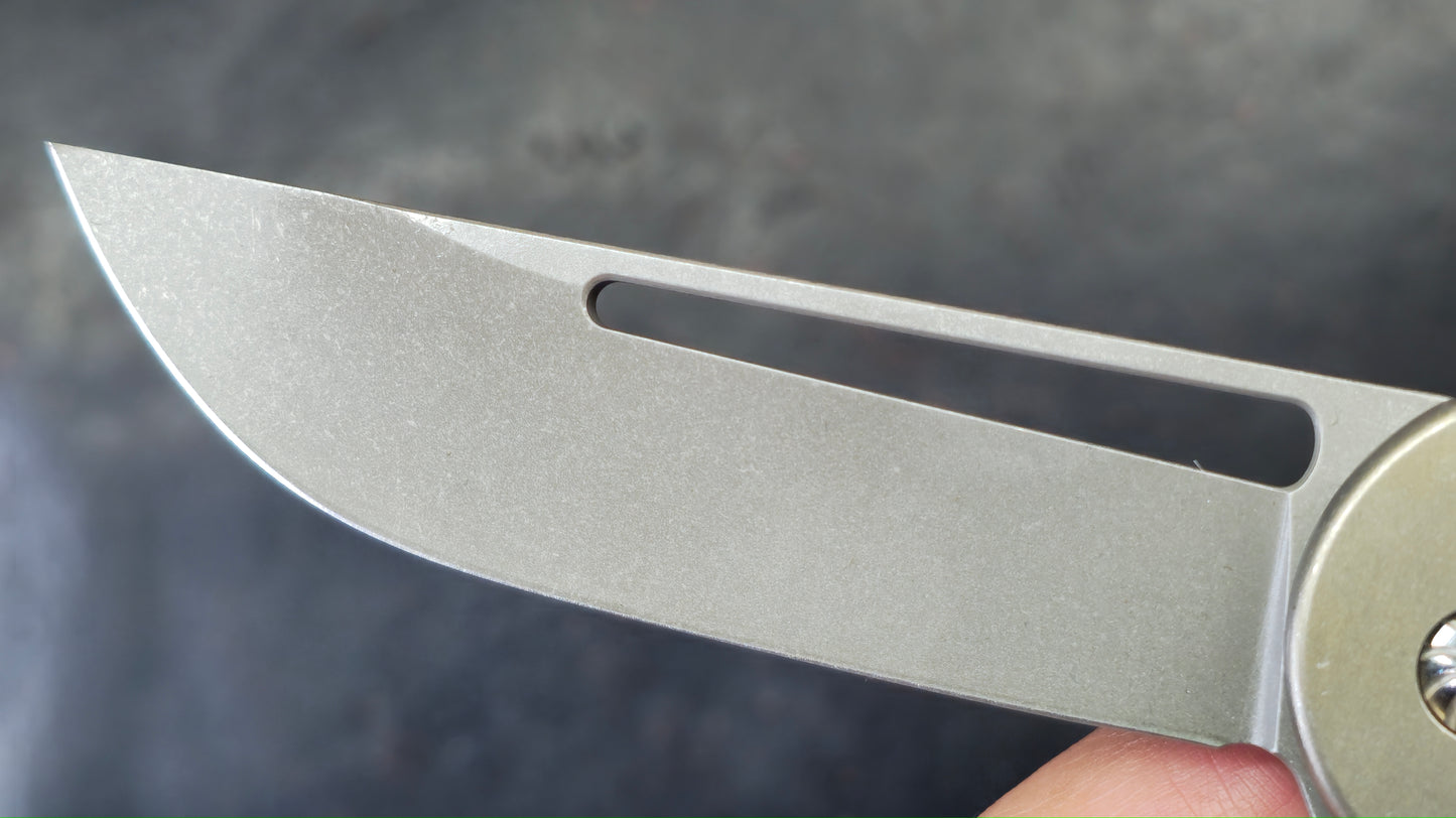Rattle Snake F-10 Titanium Micarta S35VN (NEW)